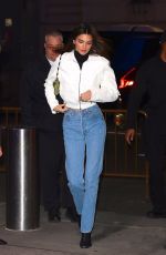 KENDALL JENNER in Blue Denim Out in New York 11/20/2019