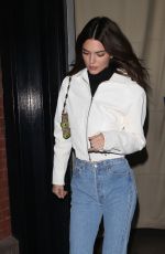 KENDALL JENNER in Blue Denim Out in New York 11/20/2019