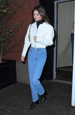 KENDALL JENNER in Blue Denim Out in New York 11/20/2019