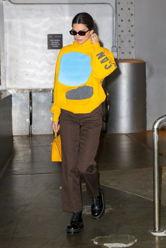 KENDALL JENNER Leaves Pier59 Studios in New York 11/18/2019