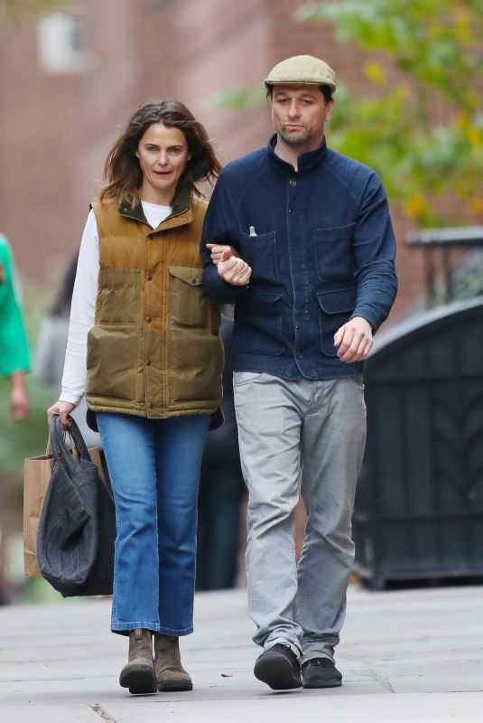 KERI RUSSELL Out in Brooklyn 11/07/2019