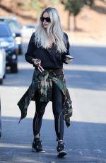 KHLOE KARDASHIAN Out and About in Van Nuys 11/26/2019