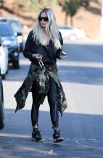 KHLOE KARDASHIAN Out and About in Van Nuys 11/26/2019