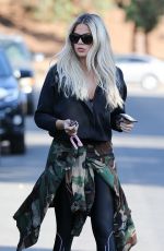 KHLOE KARDASHIAN Out and About in Van Nuys 11/26/2019