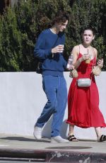 KIERNAN SHIPKA and Timothee Chalamet Out for Coffee in Los Angeles 11/04/2019