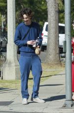 KIERNAN SHIPKA and Timothee Chalamet Out for Coffee in Los Angeles 11/04/2019