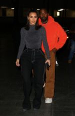 KIM KARDASHIAN and Kanye West Night Out in Houston 11/16/2019