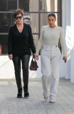 KIM KARDASHIAN and KRIS JENNER Out in Calabasas 11/19/2019