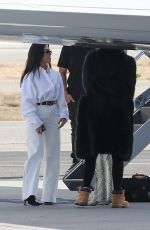 KIM, KOURTNEY and KHLOE KARDASHIAN at Van Nuys Airport 11/13/2019
