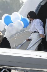 KIM, KOURTNEY and KHLOE KARDASHIAN at Van Nuys Airport 11/13/2019