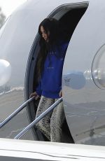 KIM, KOURTNEY and KHLOE KARDASHIAN at Van Nuys Airport 11/13/2019