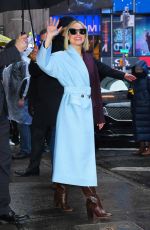 KRISTEN BELL Arrives at Good Morning America in New York 11/12/2019
