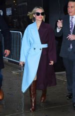 KRISTEN BELL Arrives at Good Morning America in New York 11/12/2019