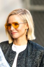 KRISTEN BELL Arrives at Jimmy Kimmel in Los Angeles 11/07/2019
