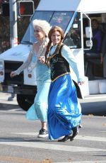KRISTEN BELL Filming for Late Late Show with James Corden in West Hollywood 11/06/2019
