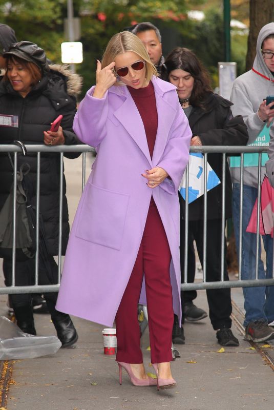 KRISTEN BELL Out Promotes Frozen 2 in New York 11/12/2019