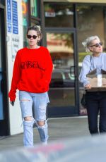 KRISTEN STEWART and DYLAN MEYER at a Wive Shop in Los Feliz 11/26/2019