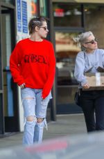 KRISTEN STEWART and DYLAN MEYER at a Wive Shop in Los Feliz 11/26/2019