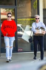 KRISTEN STEWART and DYLAN MEYER at a Wive Shop in Los Feliz 11/26/2019