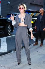 KRISTEN STEWART Arrives at GMA Studio in New York 11/06/2019