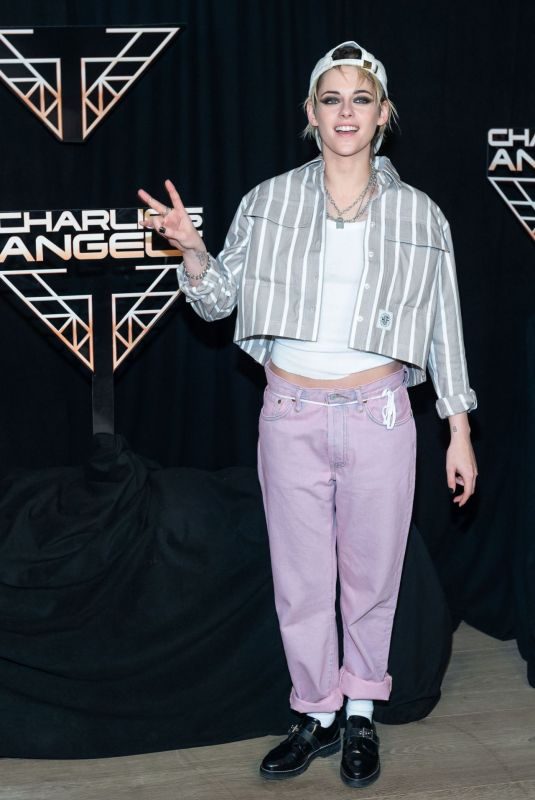 KRISTEN STEWART at Charlie’s Angels Photocall in New York 11/07/2019