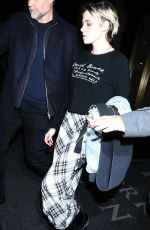 KRISTEN STEWART Leaves Concorde Hotel in New York 11/05/2019
