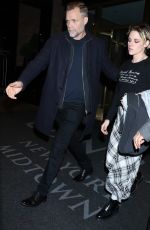 KRISTEN STEWART Leaves Concorde Hotel in New York 11/05/2019
