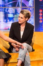 KRISTEN STEWART, NAOMI SCOTT and ELLA BALINSKA at Jonathan Ross Show 11/213/2019