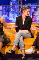 KRISTEN STEWART, NAOMI SCOTT and ELLA BALINSKA at Jonathan Ross Show 11/213/2019