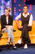 KRISTEN STEWART, NAOMI SCOTT and ELLA BALINSKA at Jonathan Ross Show 11/213/2019