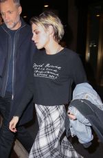 KRISTEN STEWART Out and About in New York 11/05/2019
