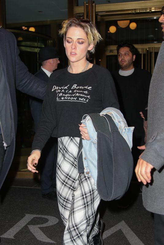KRISTEN STEWART Out and About in New York 11/05/2019