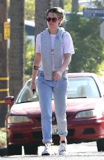 KRISTEN STEWART Takes Out Trash in Los Angeles 11/13/2019