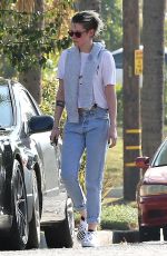 KRISTEN STEWART Takes Out Trash in Los Angeles 11/13/2019