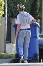 KRISTEN STEWART Takes Out Trash in Los Angeles 11/13/2019