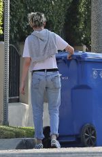 KRISTEN STEWART Takes Out Trash in Los Angeles 11/13/2019