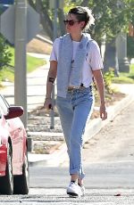 KRISTEN STEWART Takes Out Trash in Los Angeles 11/13/2019