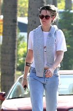 KRISTEN STEWART Takes Out Trash in Los Angeles 11/13/2019