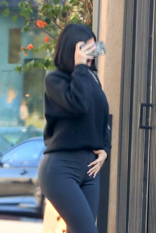 KYLIE JENNER at a Dermatologist