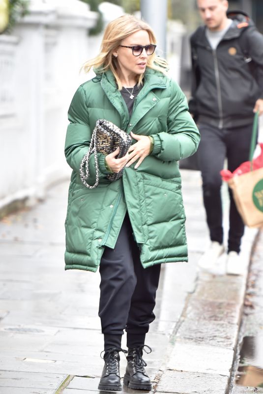 KYLIE MINOGUE Out and About in London 11/23/2019