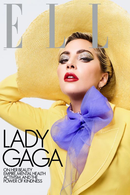 LADY GAGA for Elle Magazine, December 2019