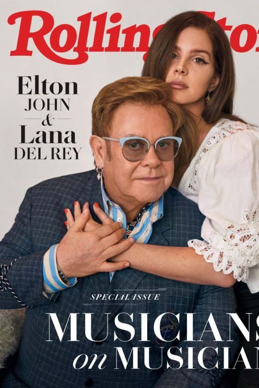 LANA DEL REY and Elton John in Rolling Stone Magazine, November 2019