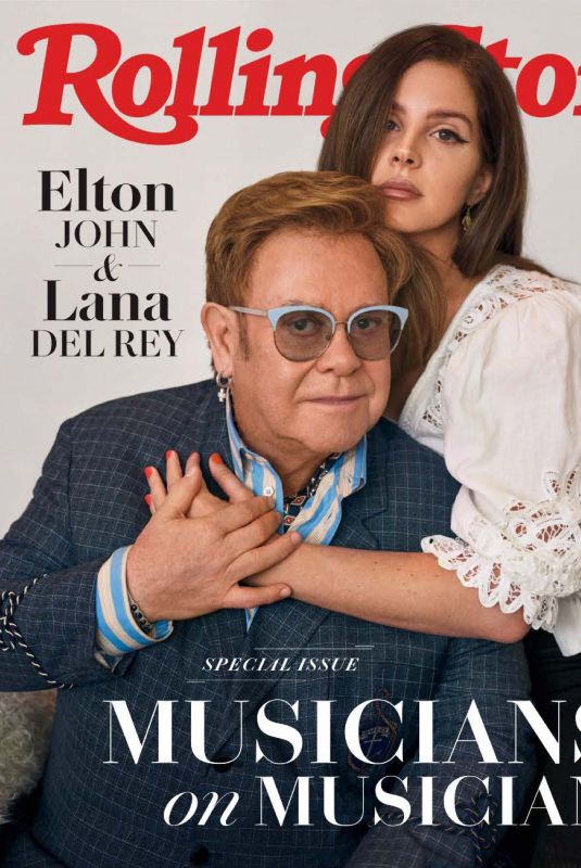 LANA DEL REY and Elton John in Rolling Stone Magazine, November 2019