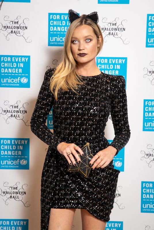 LAURA WHITMORE at Unicef Halloween Ball in London 10/30/2019
