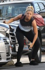 LAUREN ALAINA Arrives at DWTS Studio in Los Angeles 11/21/2019