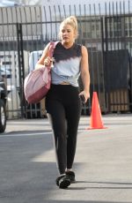 LAUREN ALAINA Arrives at DWTS Studio in Los Angeles 11/21/2019