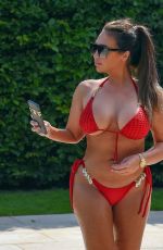 LAUREN GOODGER in Bikini at a Pool in Marbella 11/05/2019