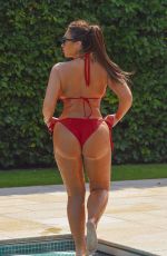 LAUREN GOODGER in Bikini at a Pool in Marbella 11/05/2019
