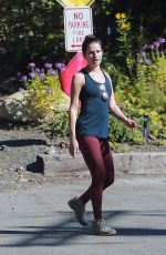 LEA MICHELE Out Hiking in Los Angeles 11/18/2019