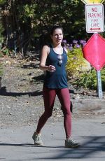 LEA MICHELE Out Hiking in Los Angeles 11/18/2019